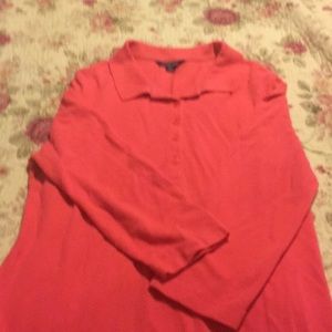 Lands End 3/4 sleeve polo